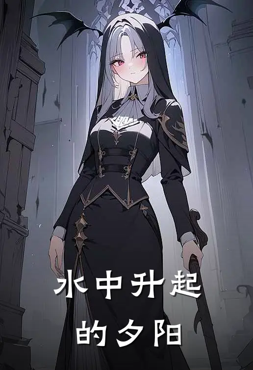 水中升起的夕阳