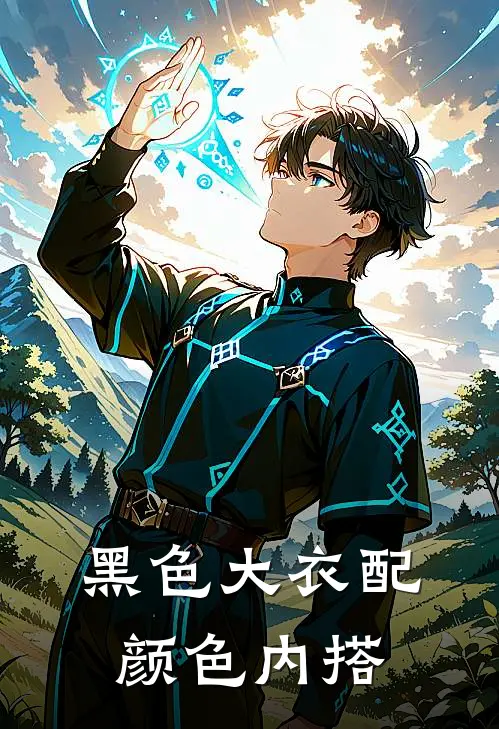 黑色大衣配颜色内搭