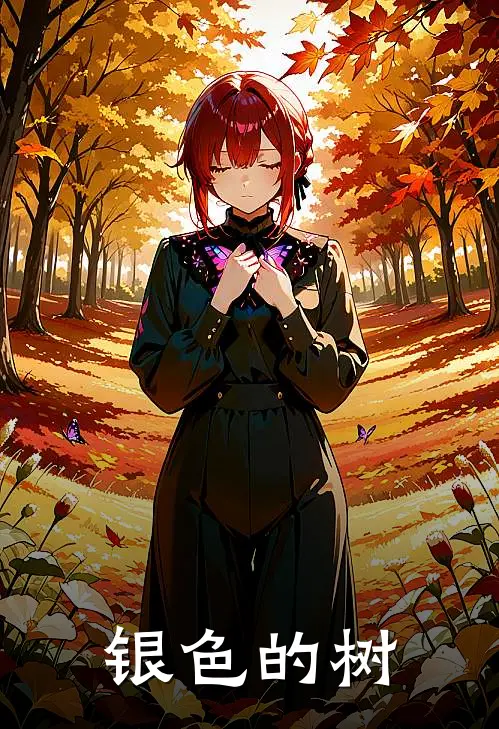 银色的树